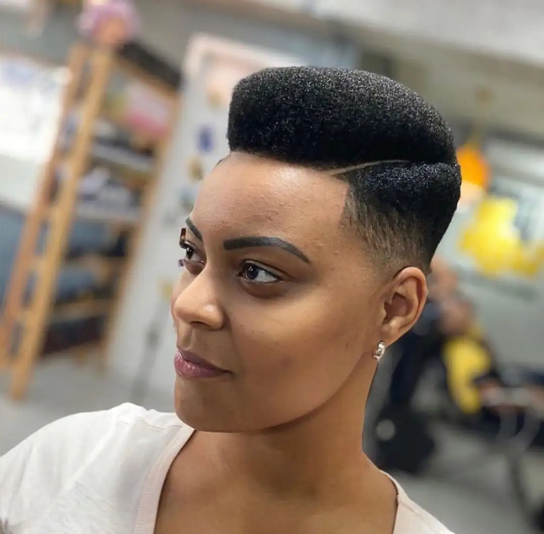 Black Women with Fade Cut Hairstyle