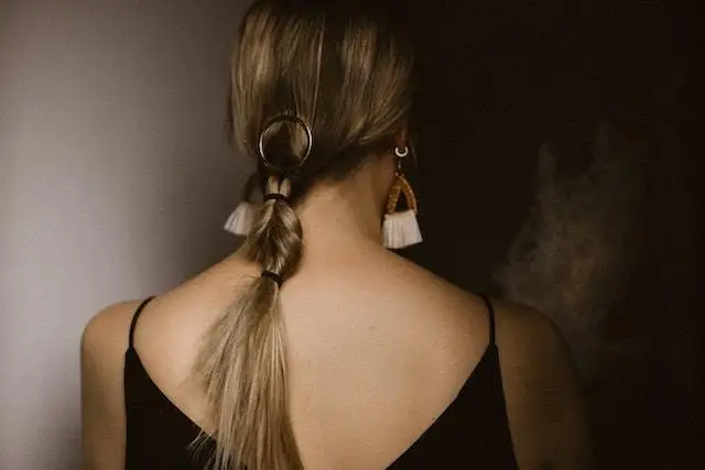 Pinned-Up Ponytail Hairstyle for Women