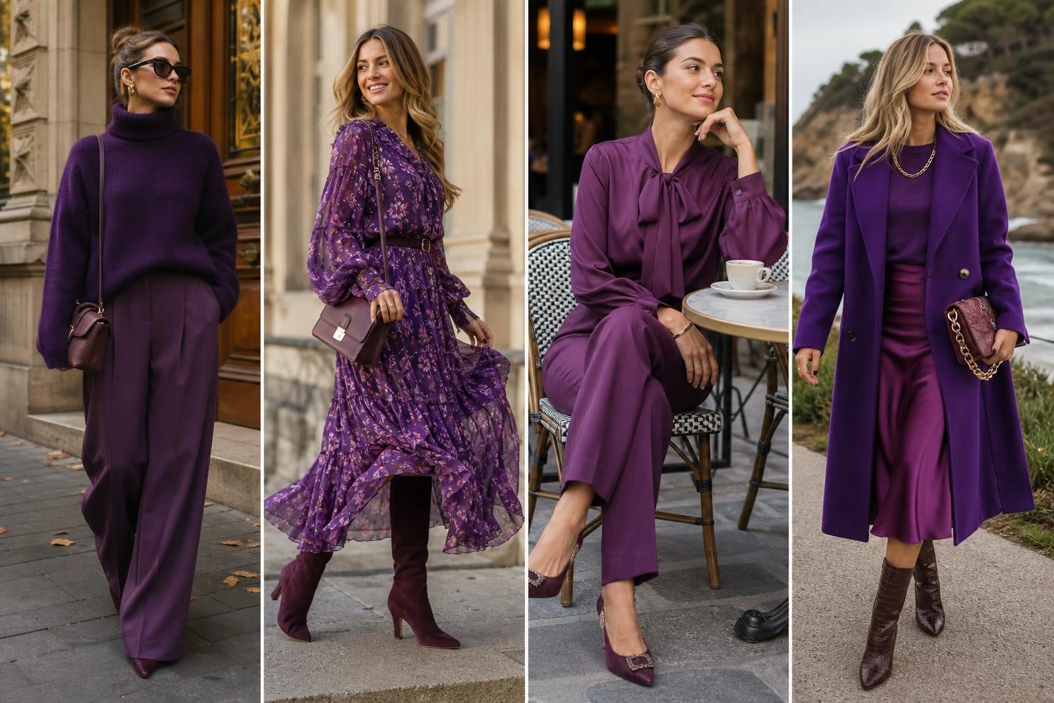 Royal Purple Outfit Ideas for Fall 2026