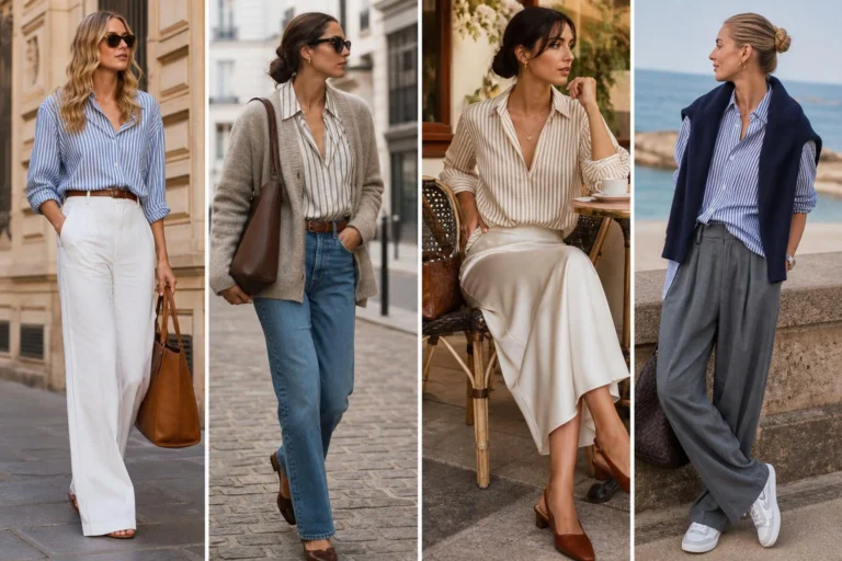 Striped Shirt Outfits for Early Fall