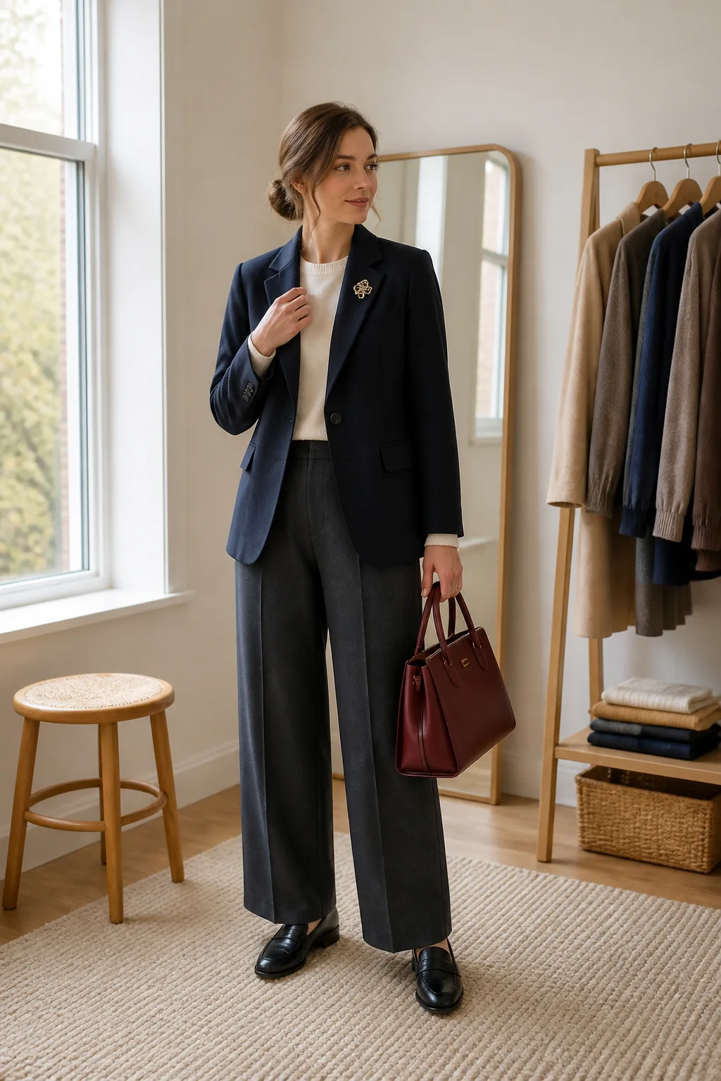 A Simple Way to Finish Brooch Outfit Ideas