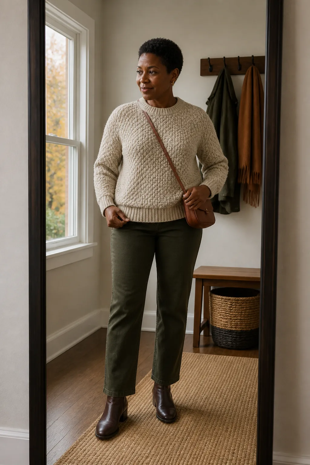 A Simple Way to Finish Fall Sweater Outfits