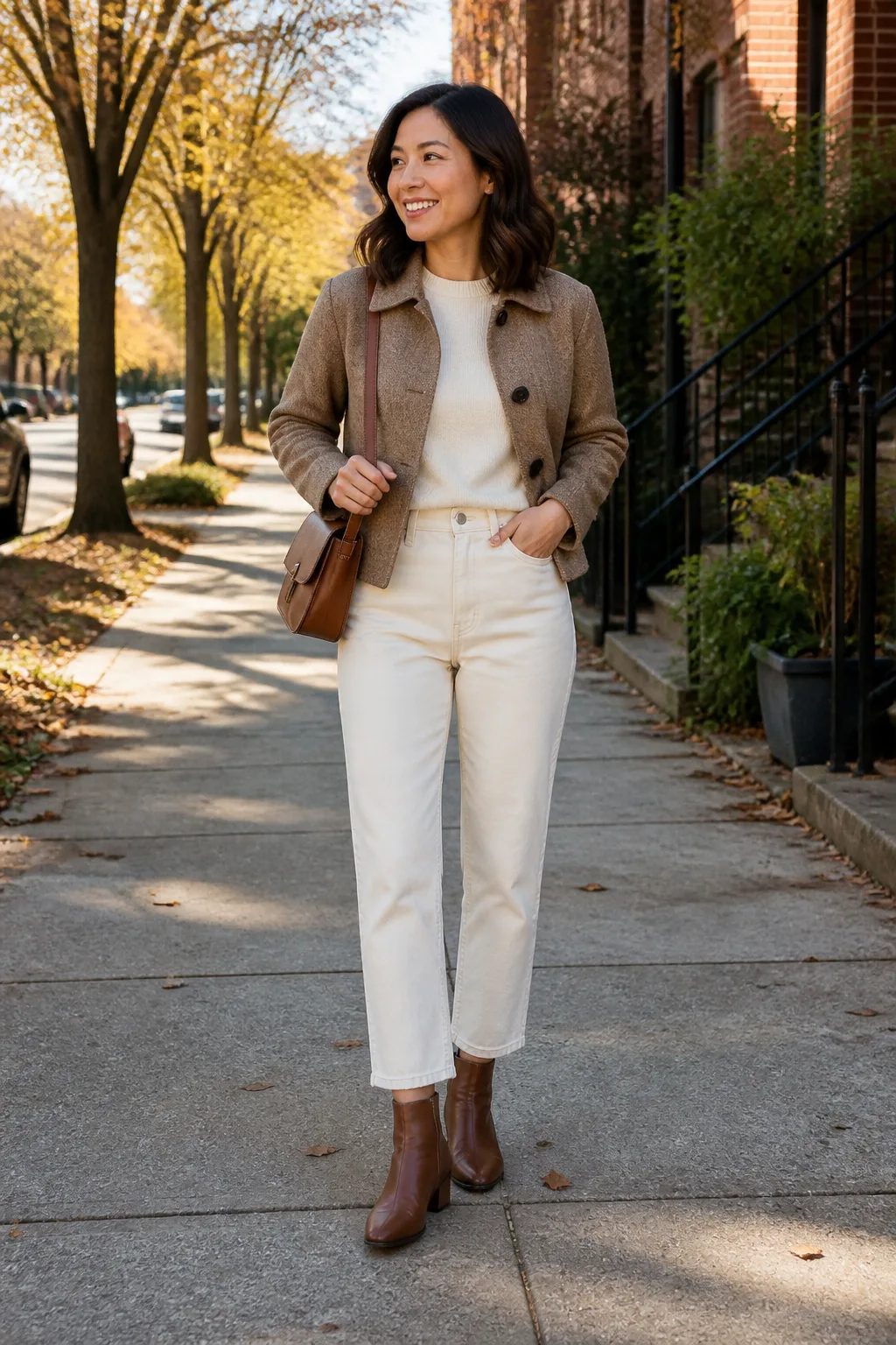 A Simple Way to Finish Petite Fall Outfits