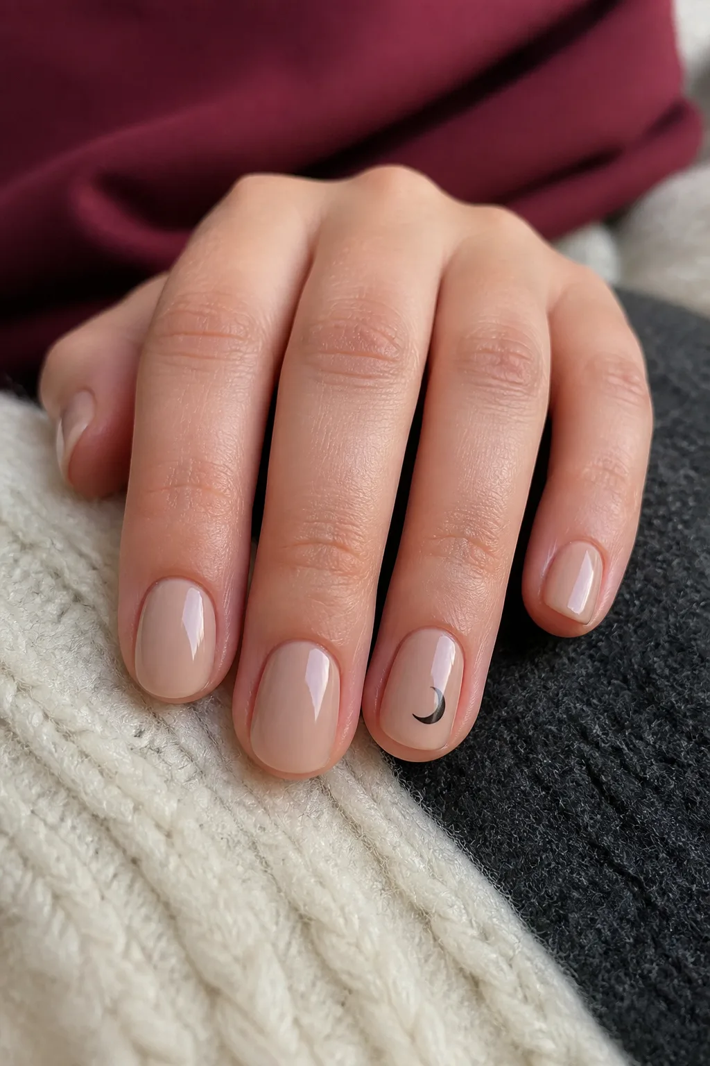 A Wearable Finish for Short Halloween Nails