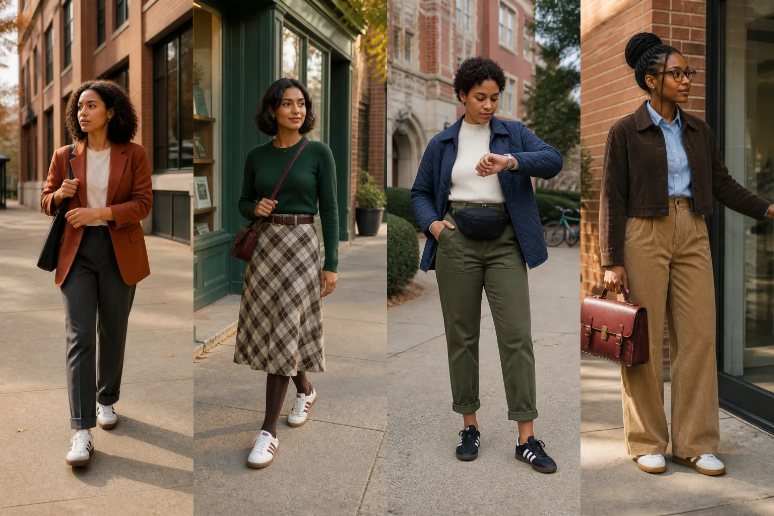 Adidas Samba Outfit Ideas for Fall - Featured