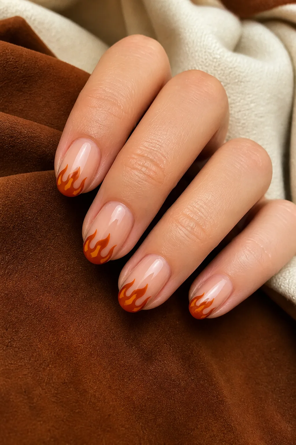 Autumn Leaf Flames