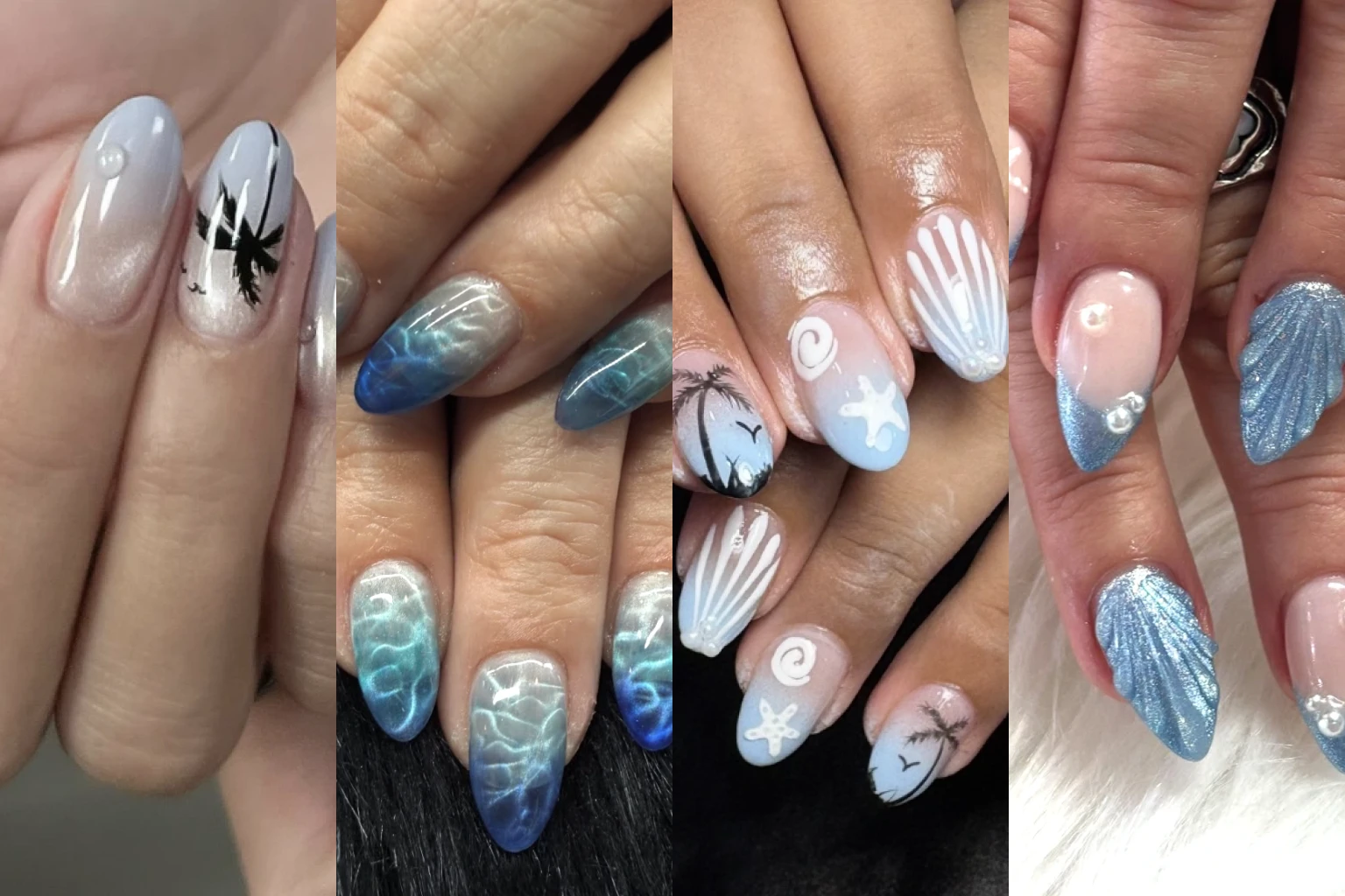 Beachy Nails Ideas - Featured
