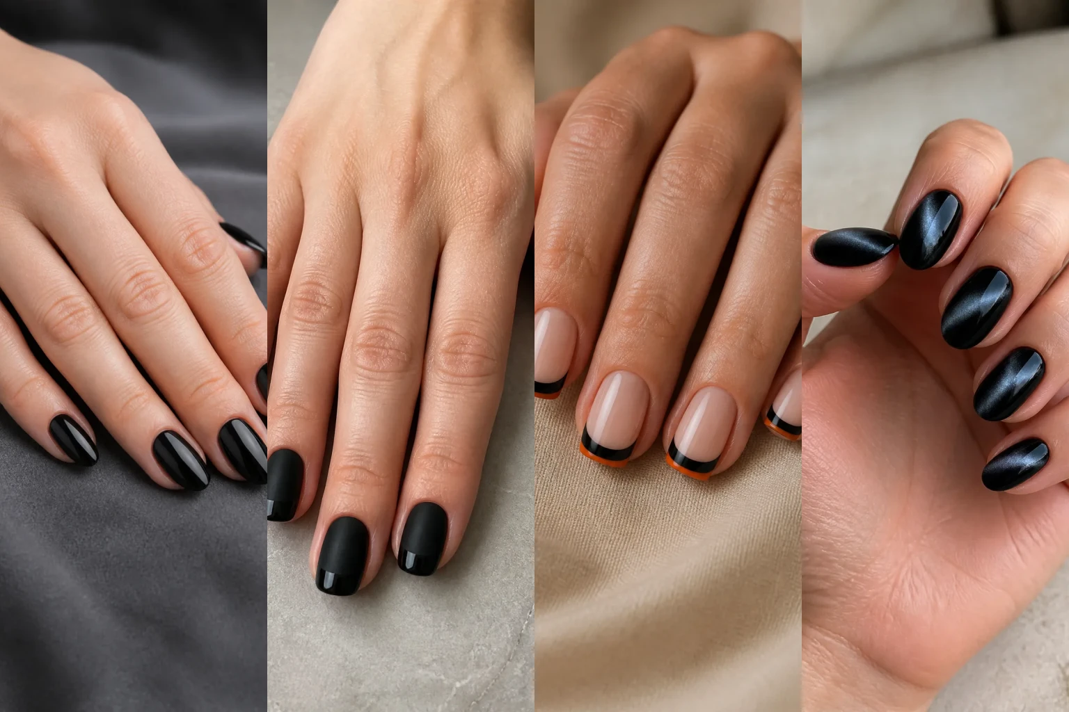 Black Halloween Nail Ideas With the Prettiest Finishes - Featured