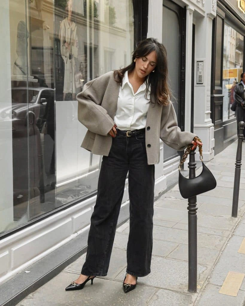 7- Blazer and Crop Top