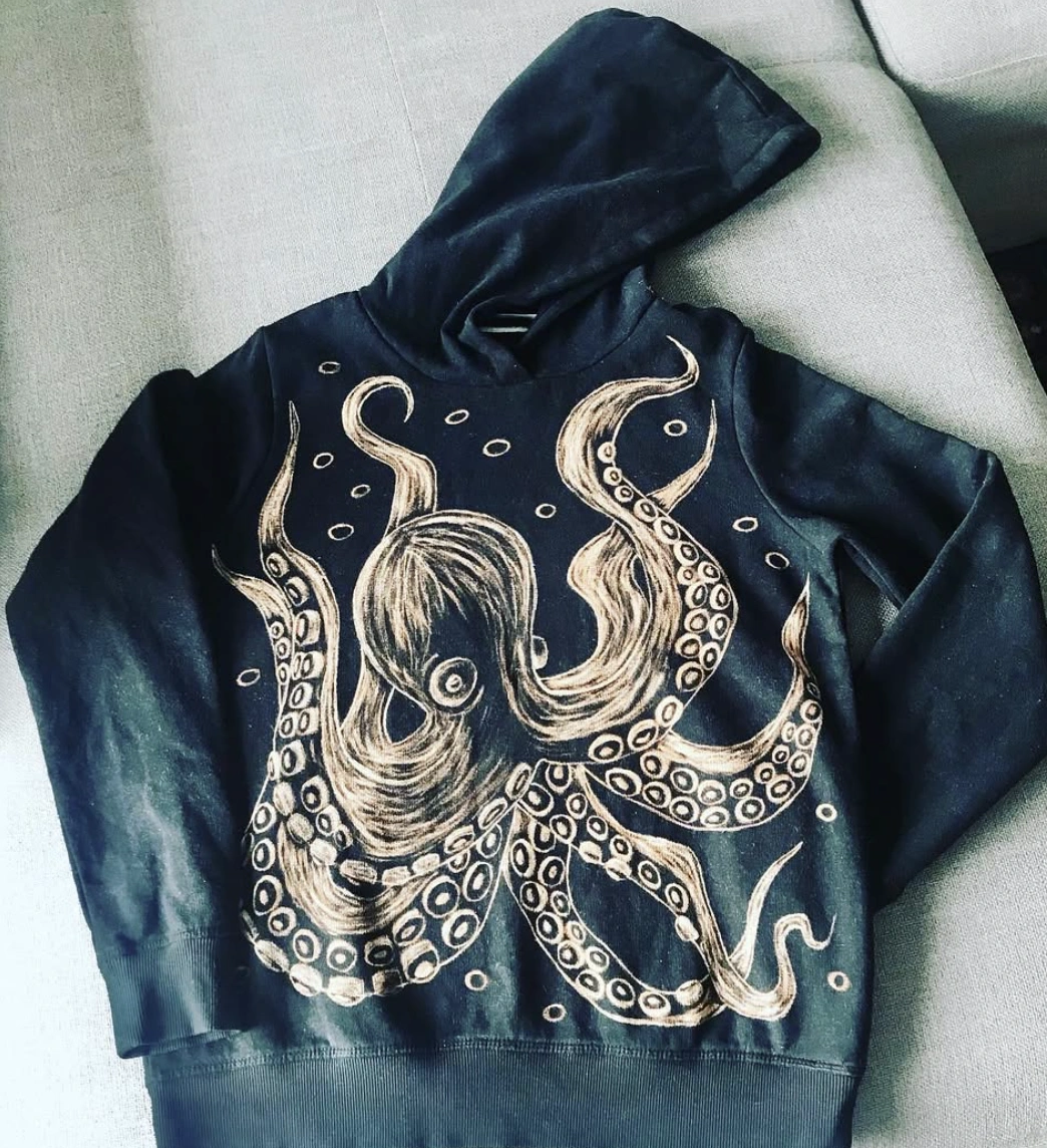 Bleached Octopus Sweatshirt