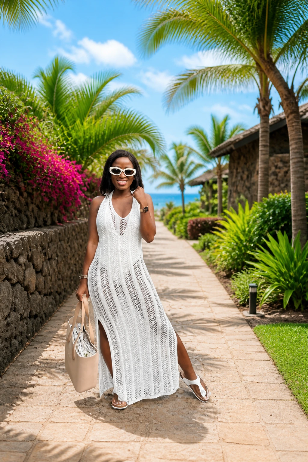 7- Crochet Dress Cover-Up