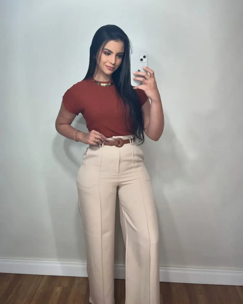 15- Cropped Blazer Over a Top