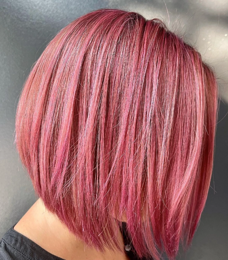 Dimensional Rose Quartz Hair Color