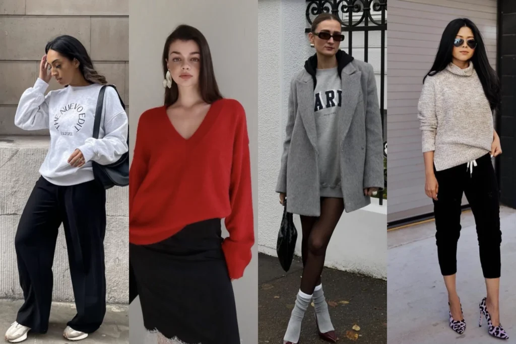 20 Effortless Sweatshirt Outfit Ideas for Everyday Dressing