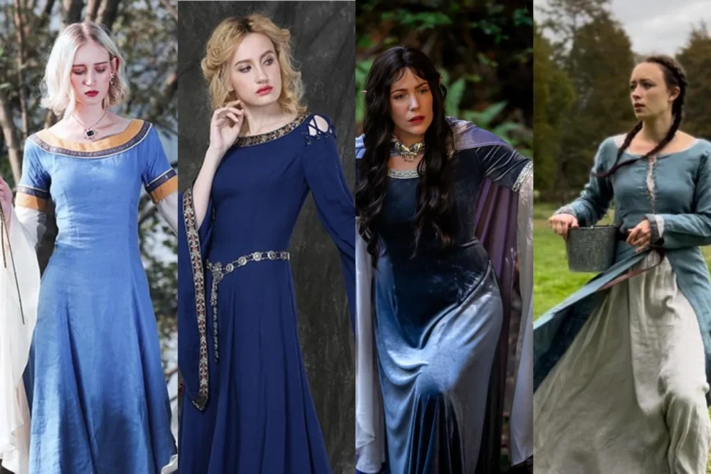 26 Enchanting Blue Medieval Fantasy Dresses