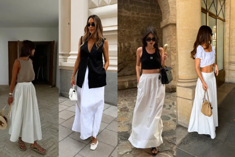 Fabulous Ways to Rock your White Poplin Skirt this Summer - Featured
