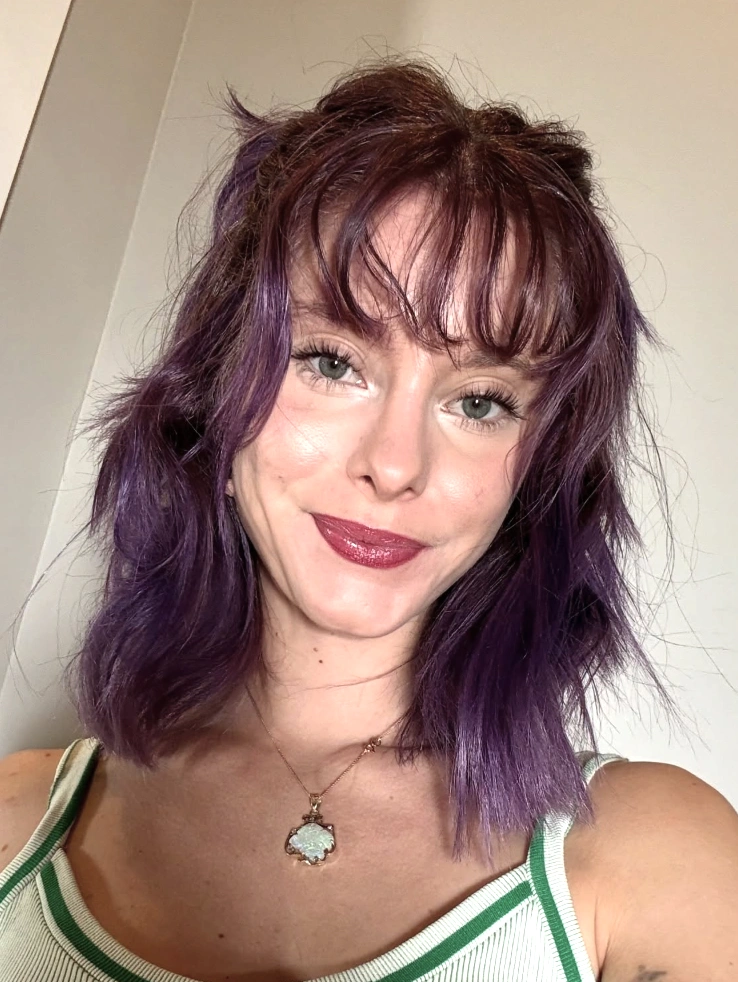 Faded Aubergine: A Touch of Impermanence