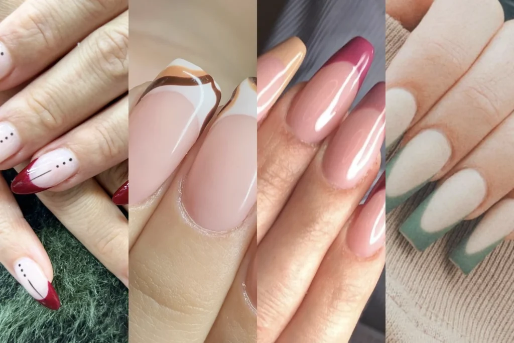 12 Fall French Tips for Warm, Polished Autumn Nails