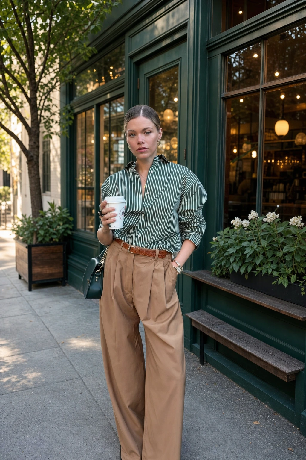11- Green Stripes and Brown Trousers