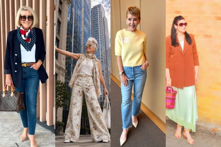 How to Dress Over 60 Without Looking Old-Fashioned featured outfit collage