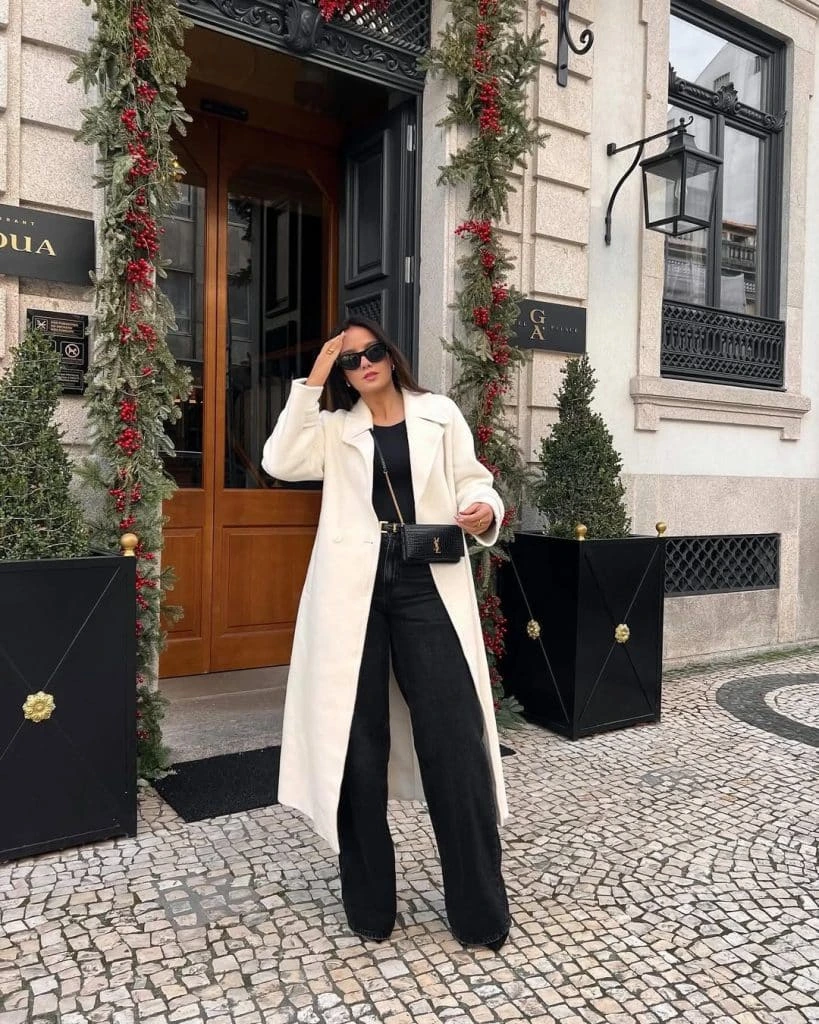 11- Knit Vest and Leather Jacket