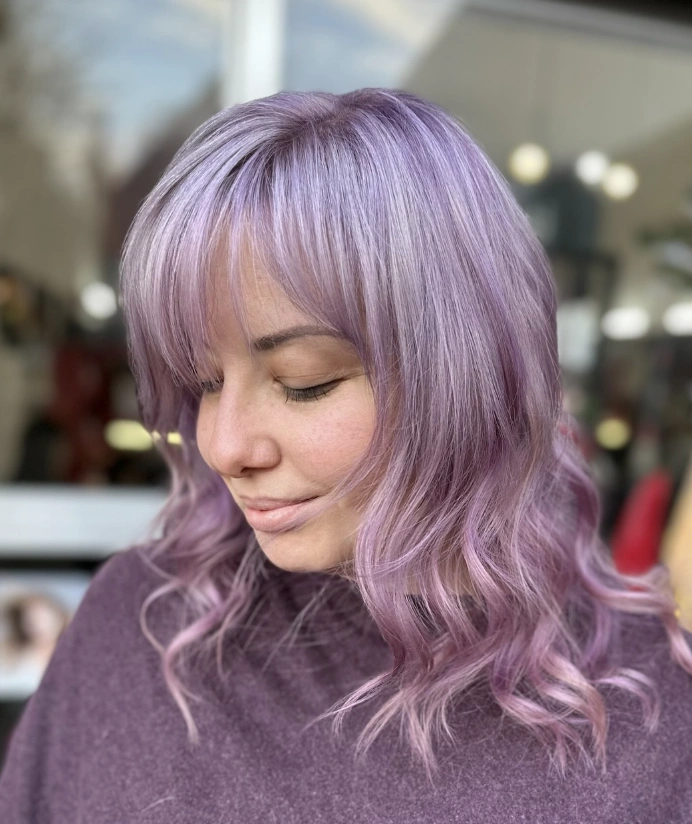 Lilac-Lavender Dream: Pastel Purple Hair