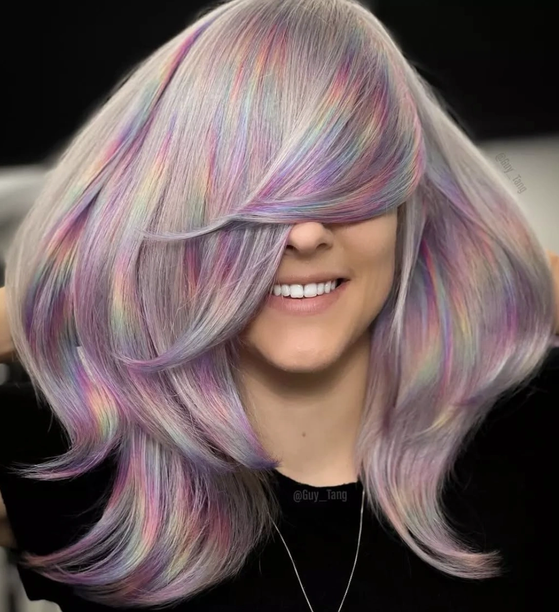 Opalescent Lavender: A Whisper of Rainbow