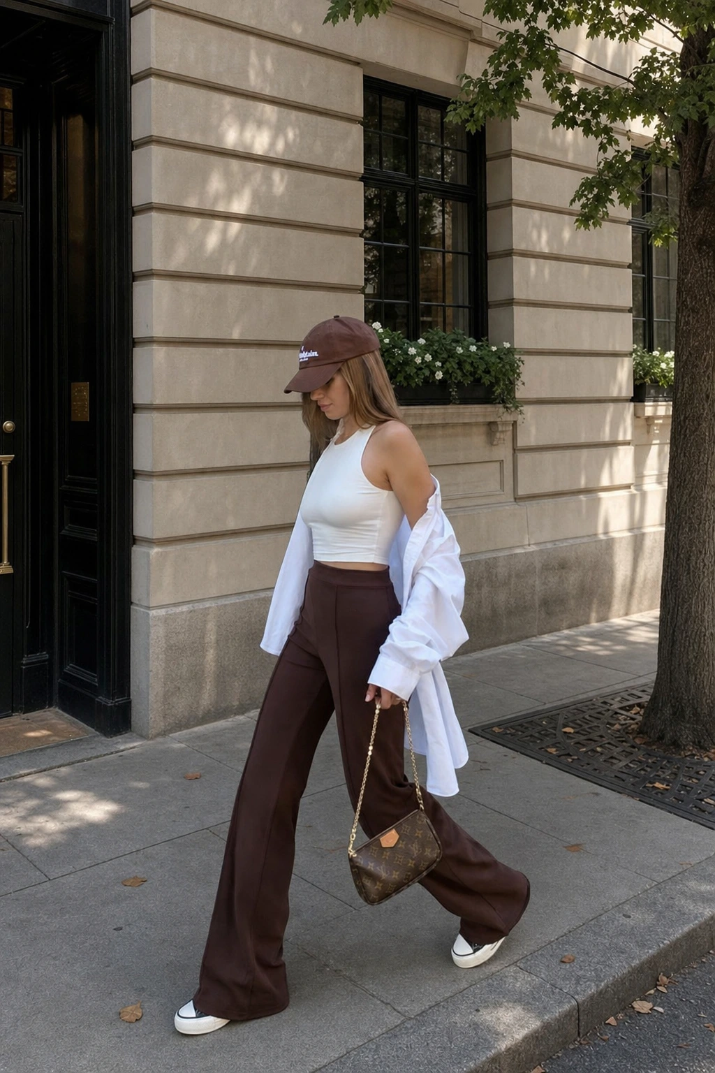 12- Oversized Shirt, Vest Top and Flared Pants