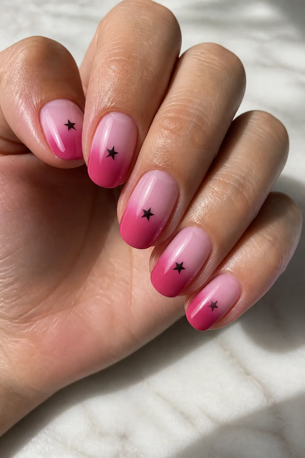 Pink Ombre Candy Glow