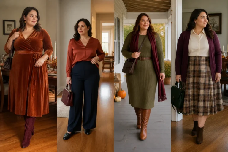 Plus Size Thanksgiving Outfit Ideas - Featured