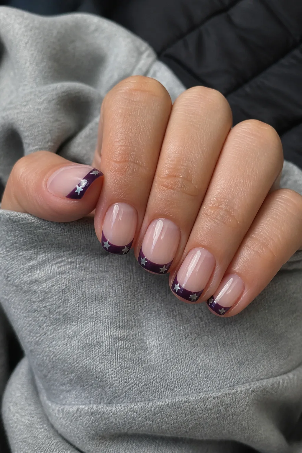 Purple Starry Tips
