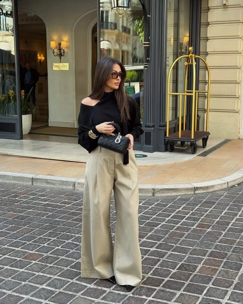 14- Silk Blouse and Office Pants