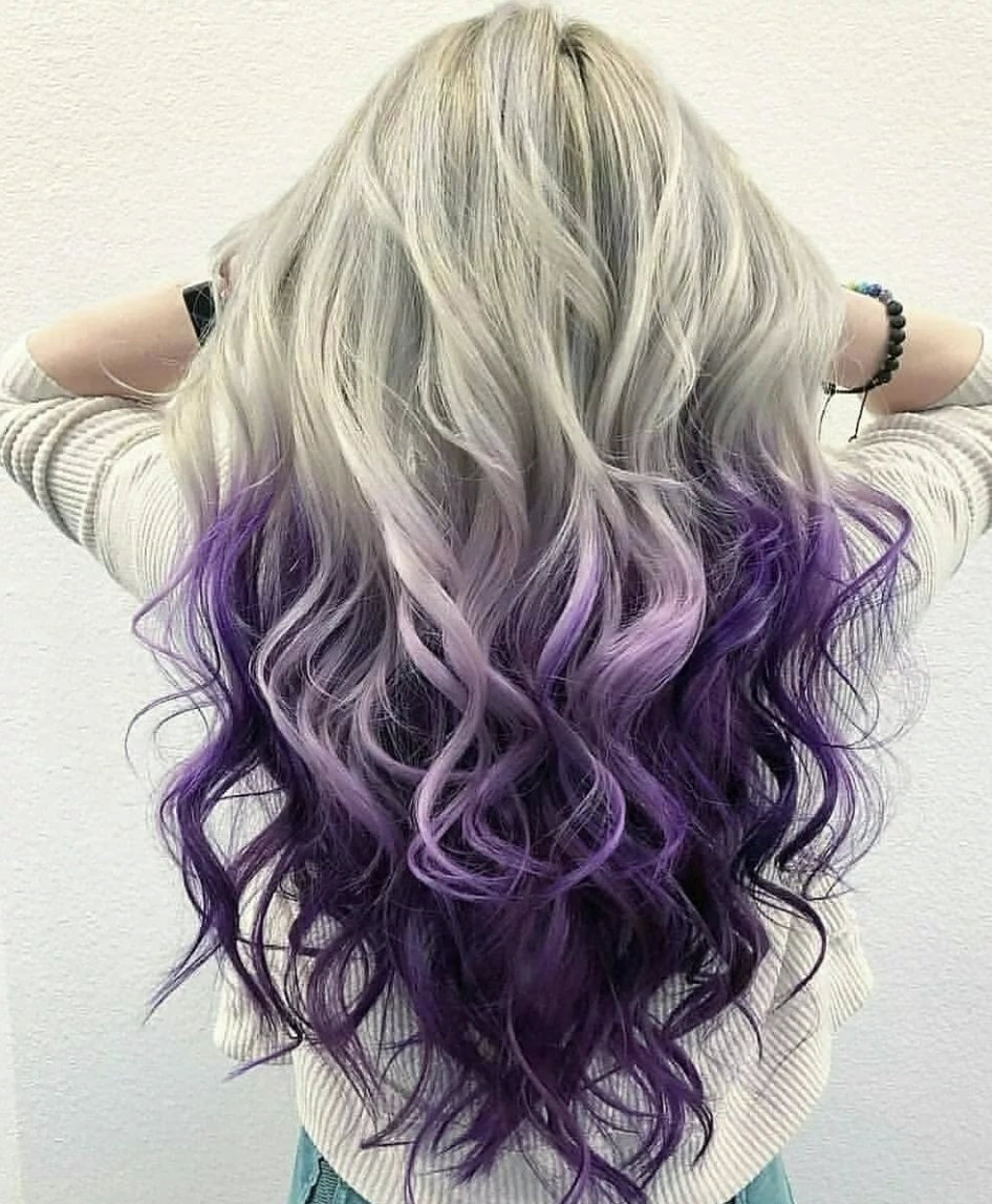 Silver Waves Dipped in Amethyst Dream
