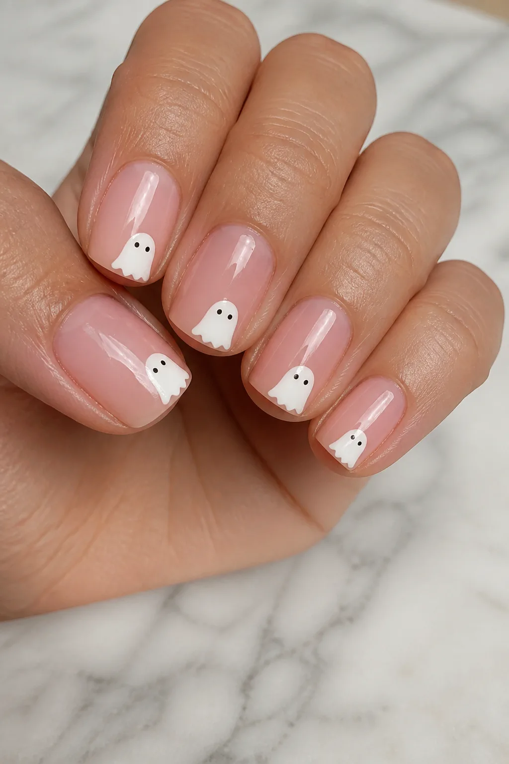 Soft Pink Ghost Tips