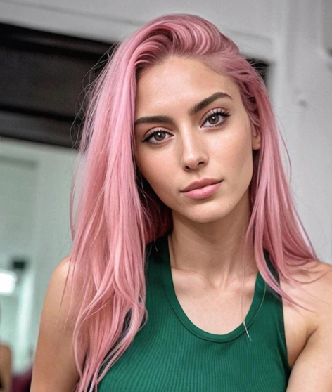 Strawberry Milkshake: Subtly Tinted Pink Blonde Hair