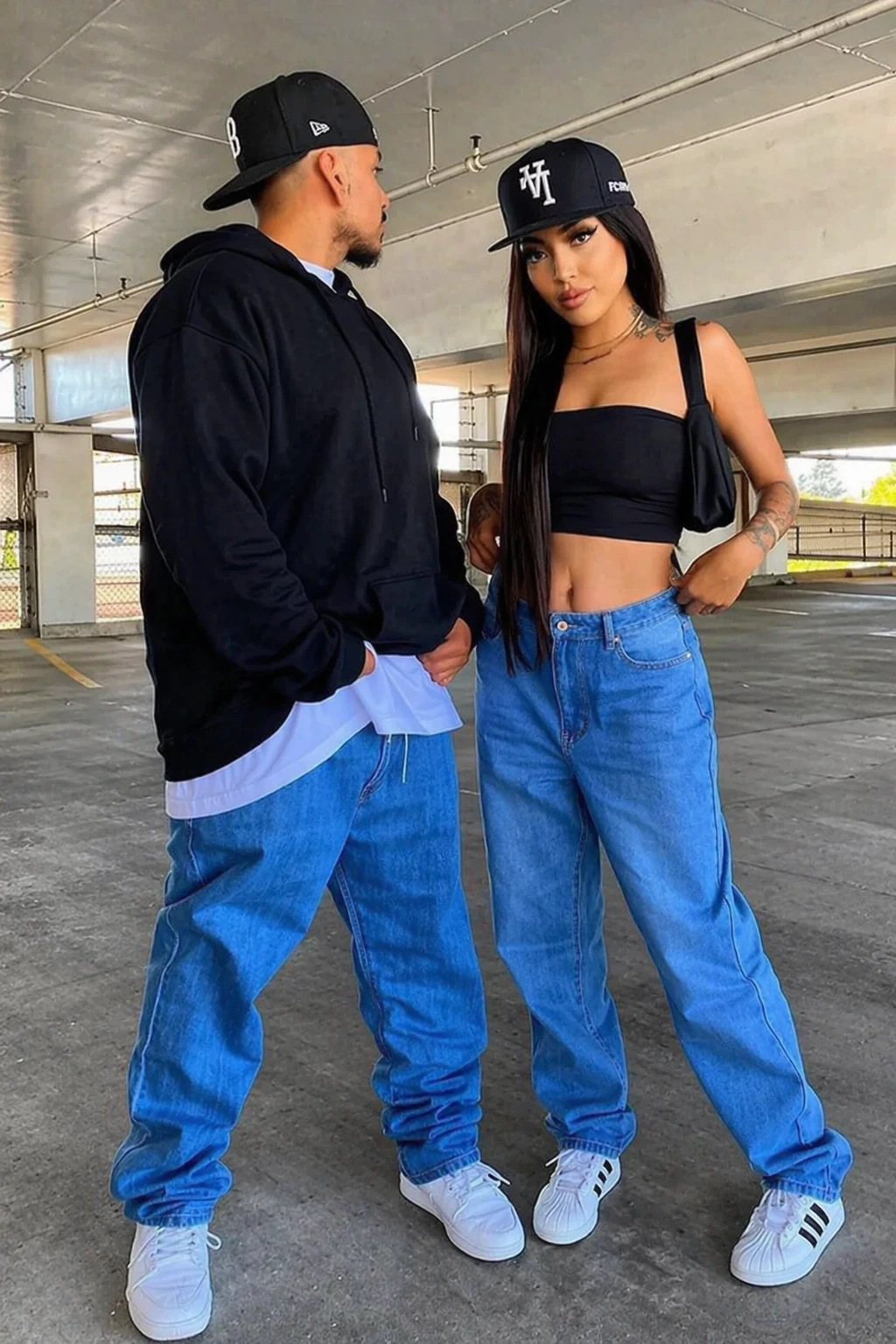Street Style: Hoodies + Baggy Jeans