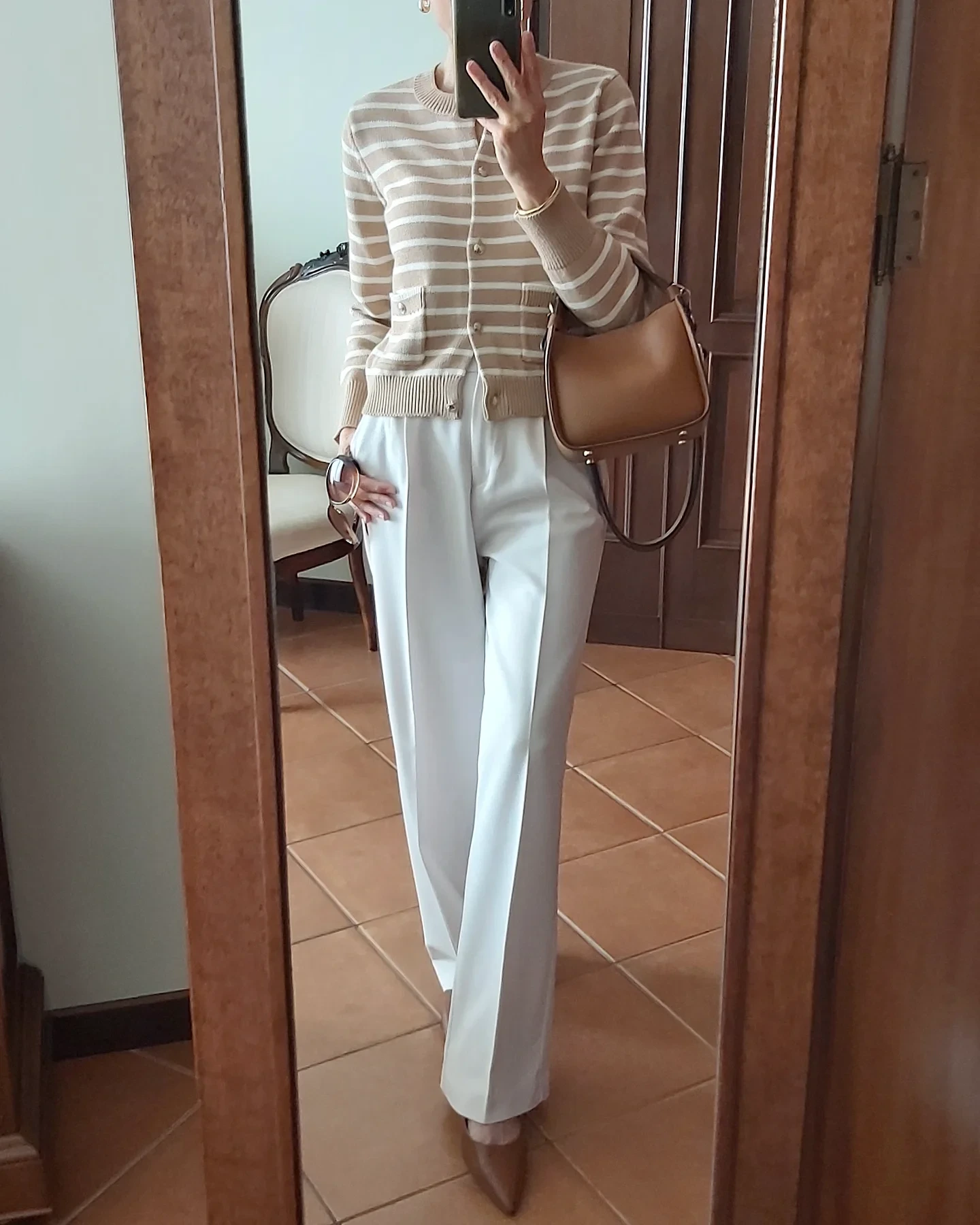 10 - The Parisian Stripe Cardigan