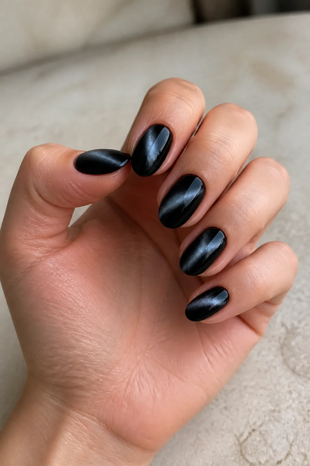 Velvet Black Cat Eye