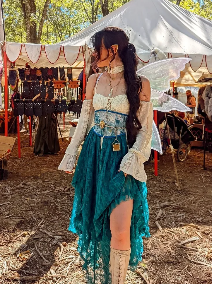 Whimsical Charm: Fairy-Inspired Medieval Fancy Dress