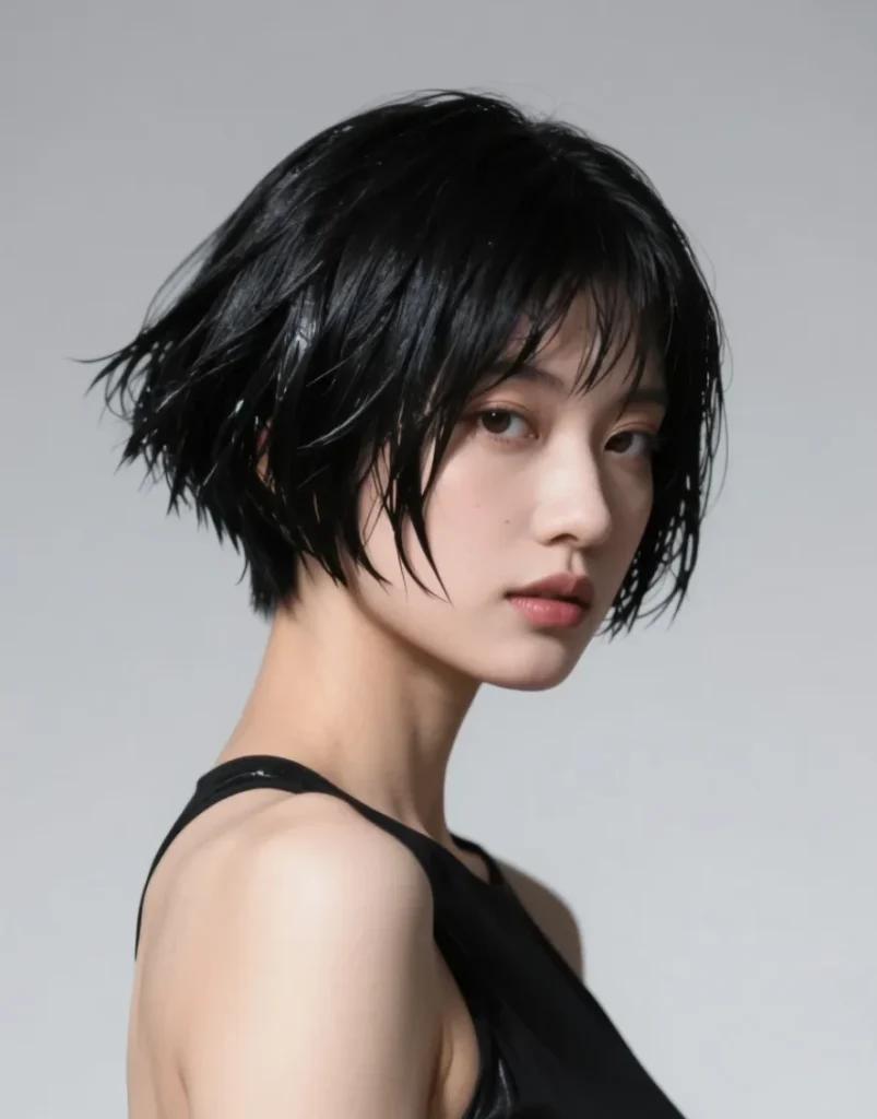 Angular Textured Pixie