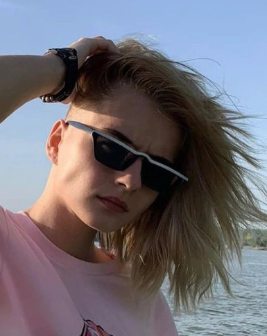 Asymmetrical Tomboy Cut with Textured Layers and Undercut