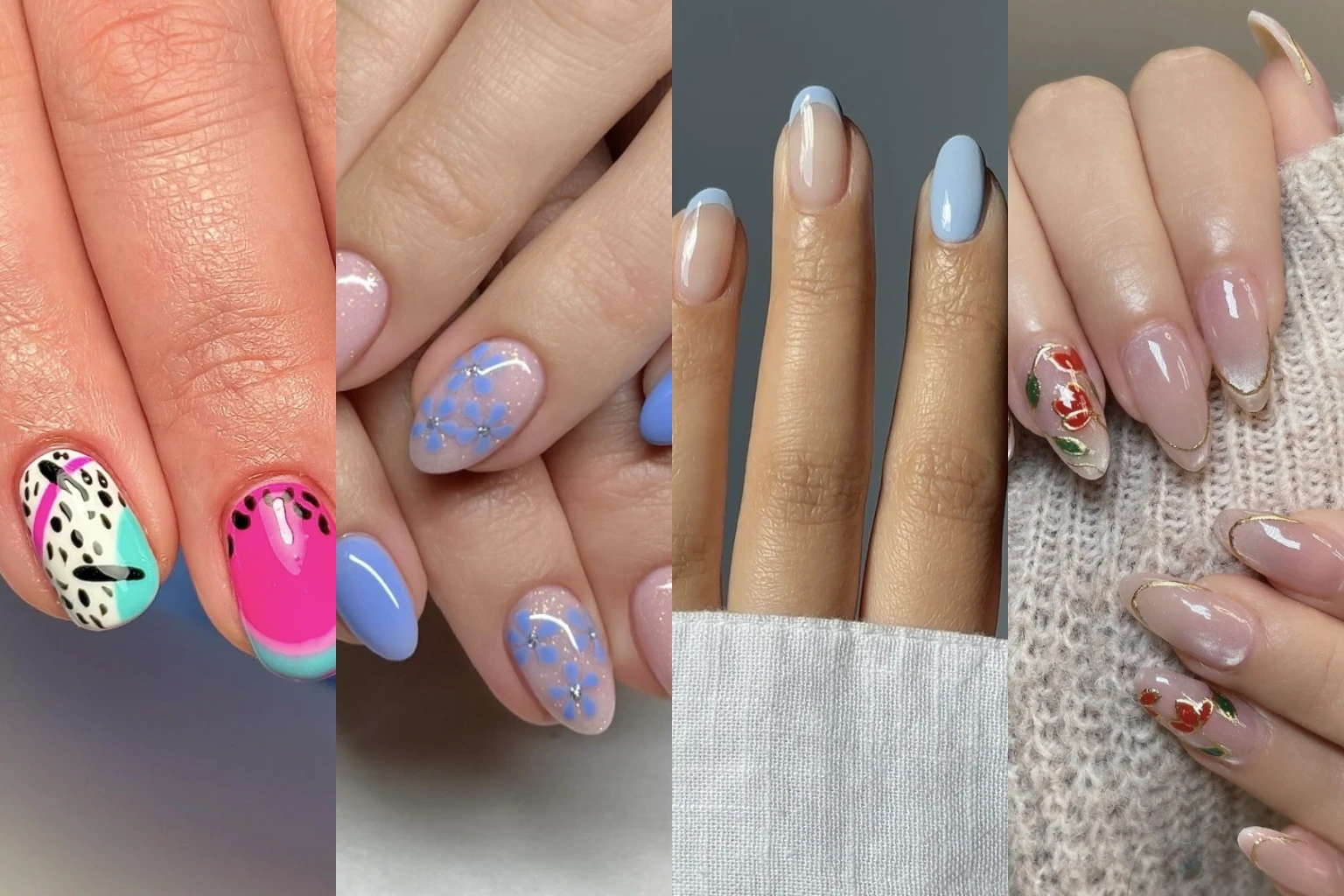 Blooming April Nails - Featured