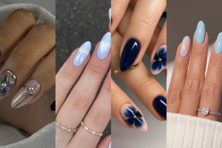 Blue Nail Art - Featured