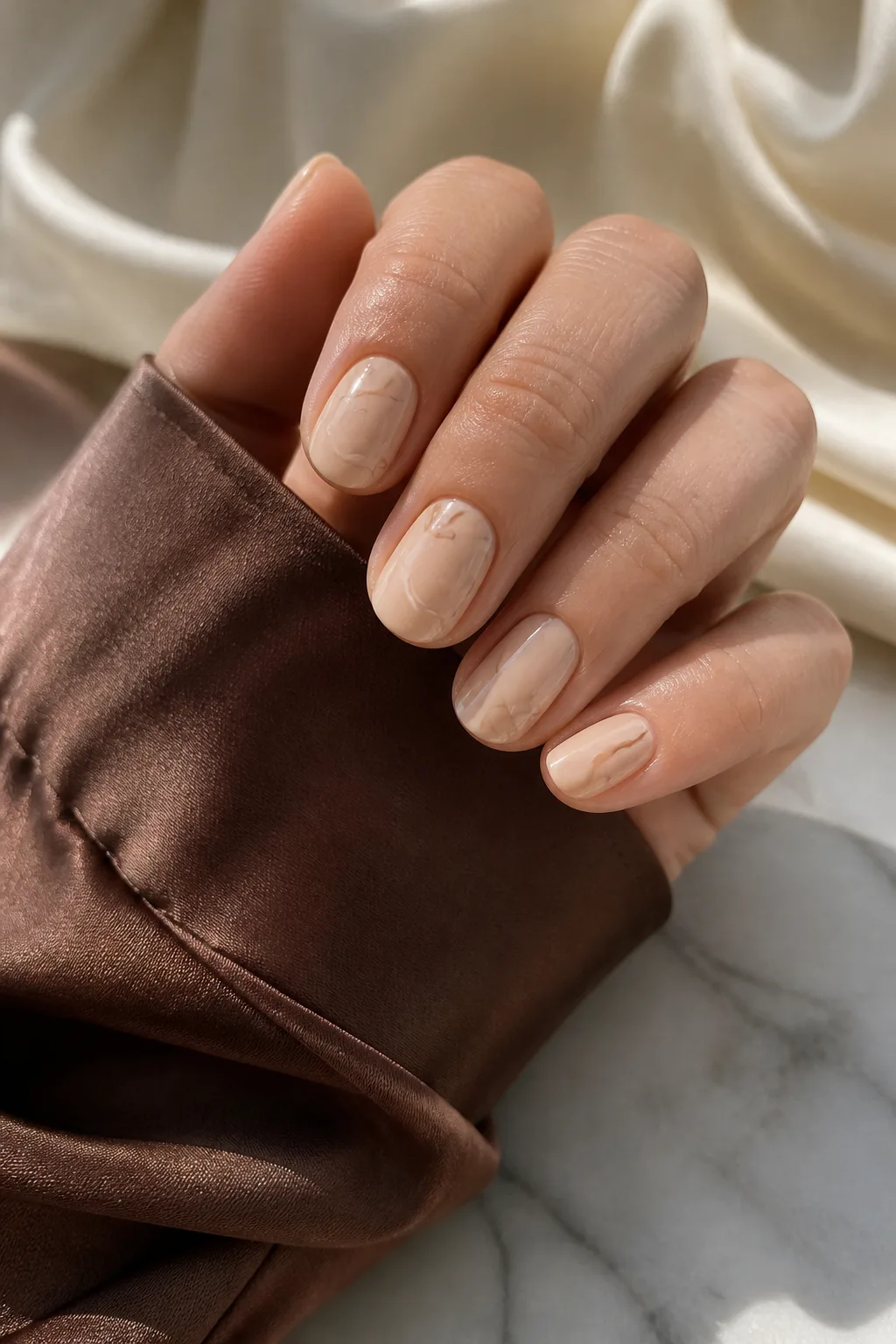 Brown and Cream Swirls