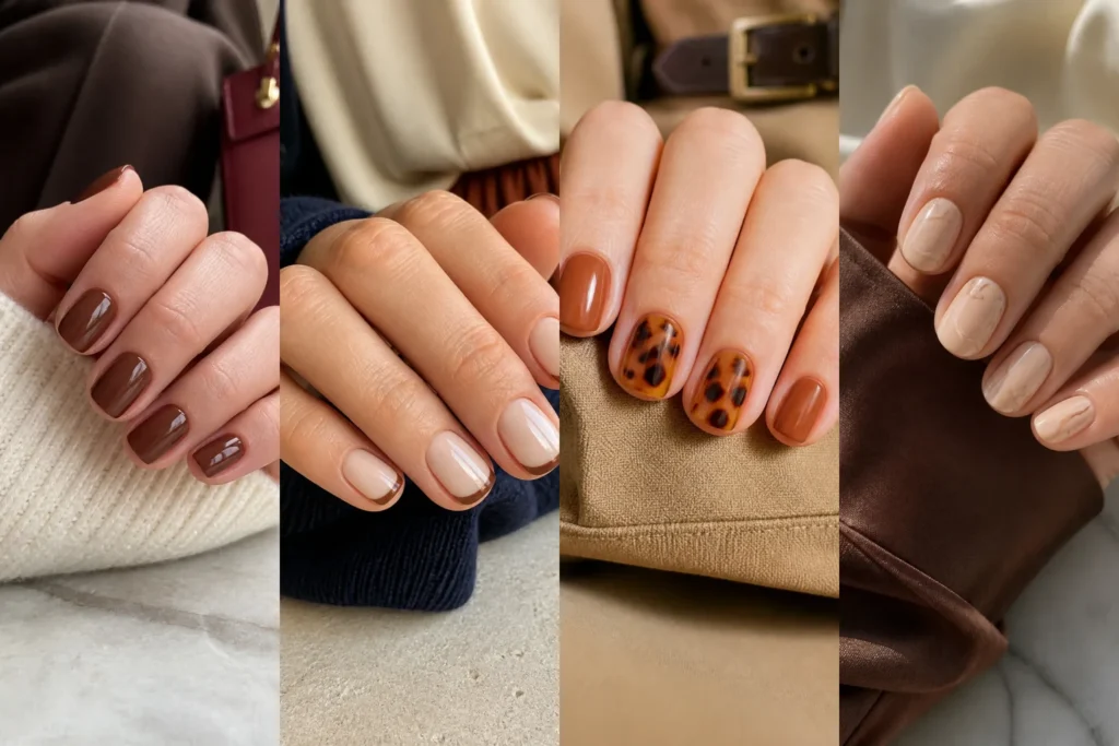 16 Brown Fall Nails That Make Any Outfit Look Polished