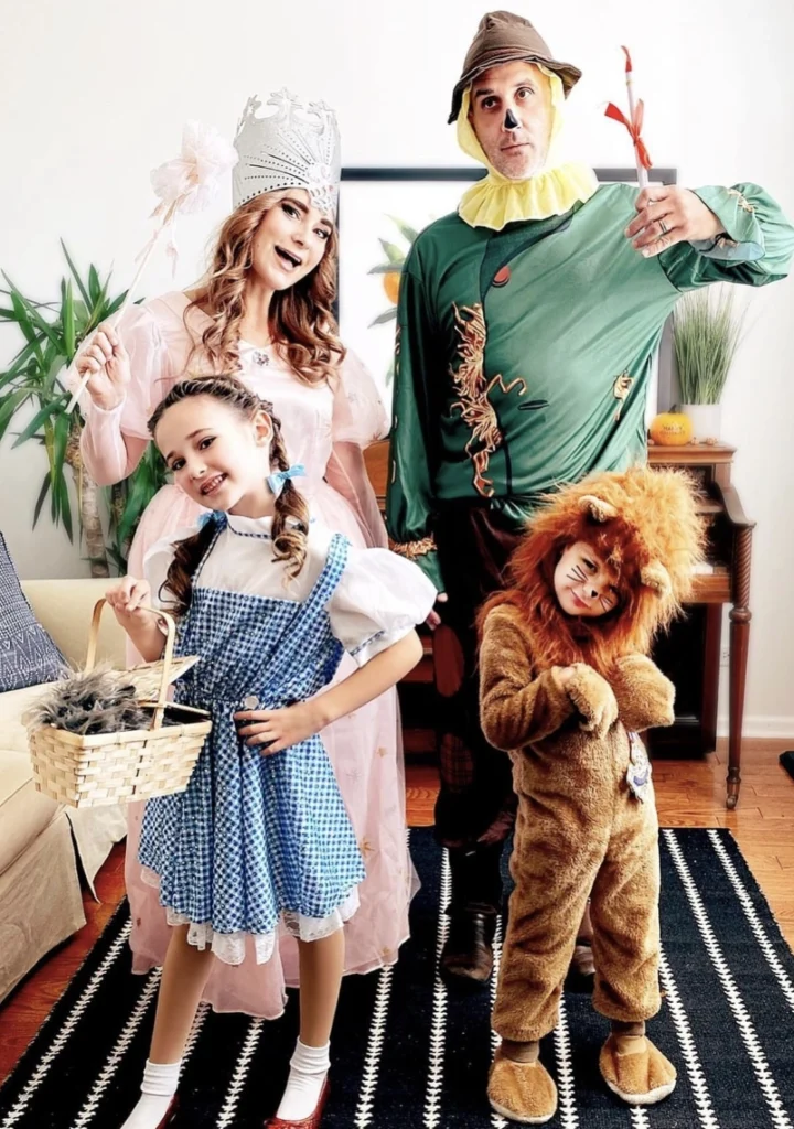 Charming Pink Princess Dress + Dorothy Costume + Adorable Lion Pajamas + Scarecrow Outfit