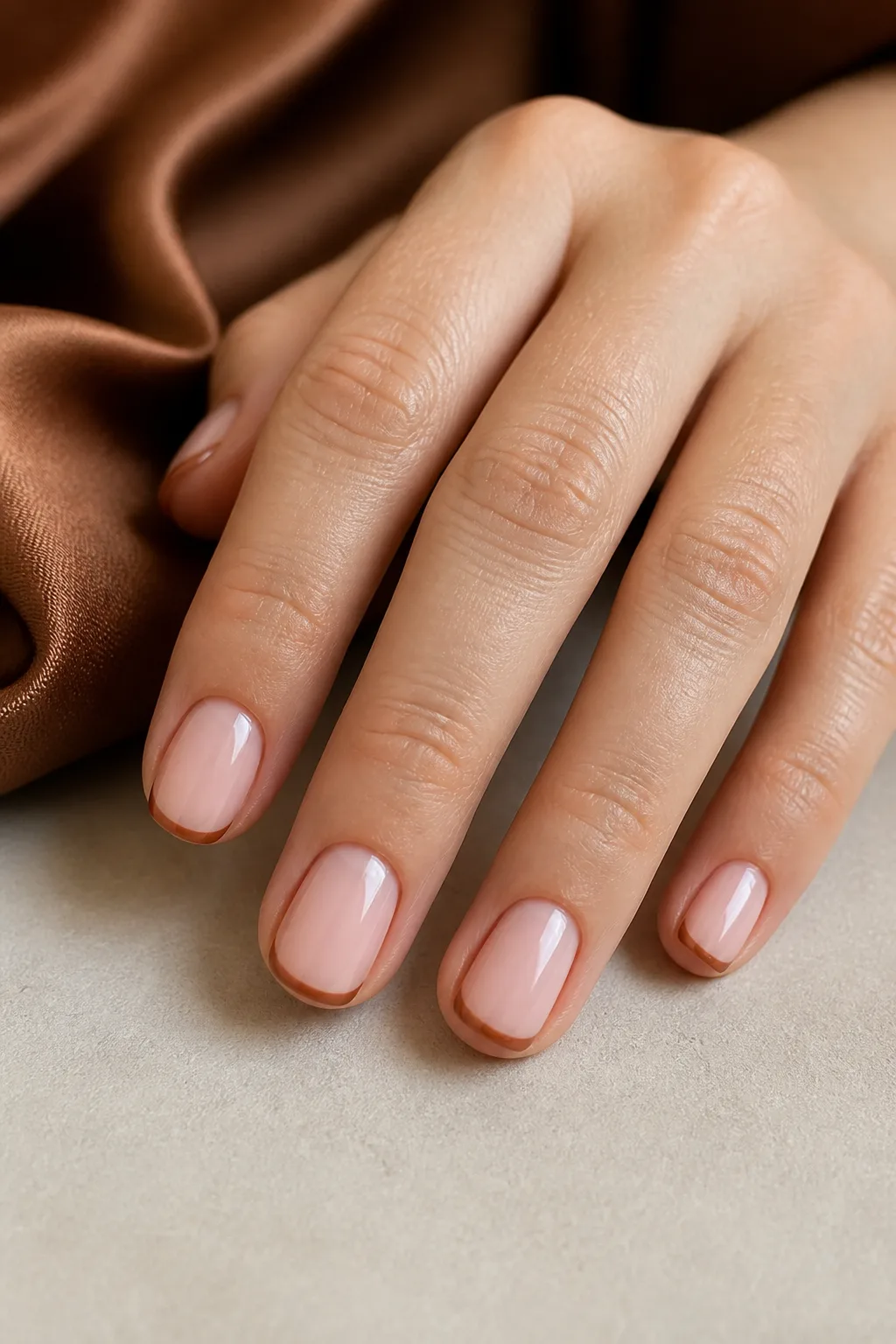 Cinnamon French Tips