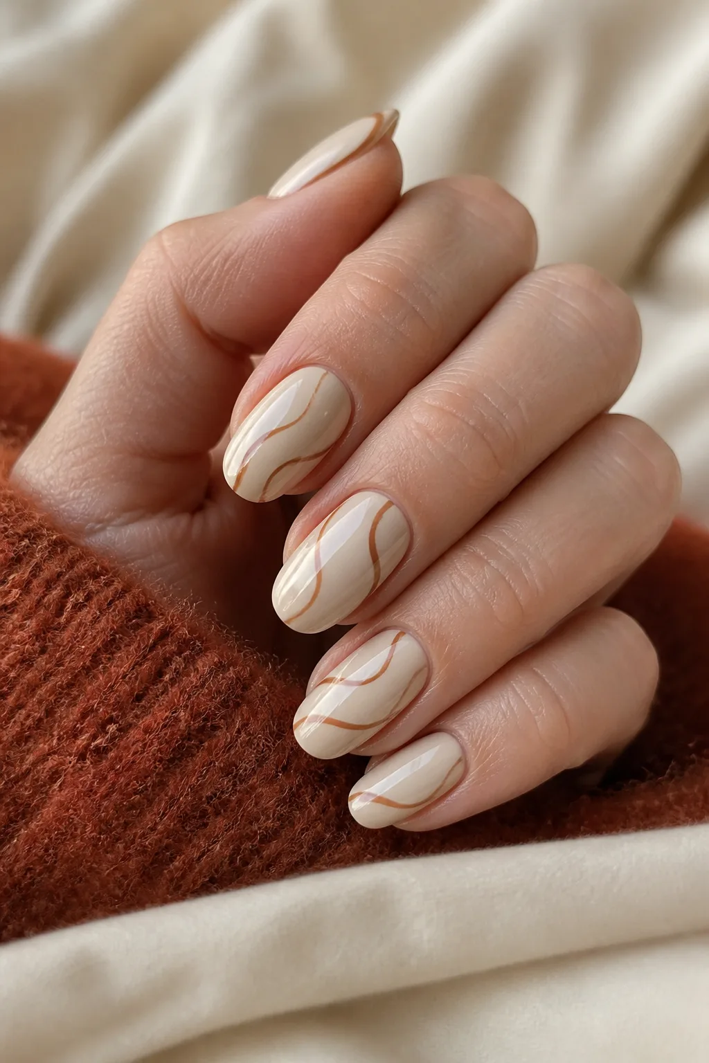 Cinnamon Swirls With a Cardigan