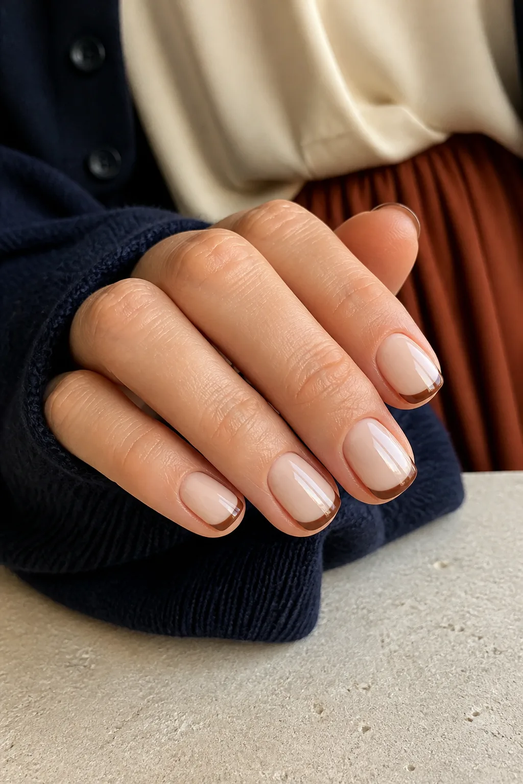 Cocoa French Tips
