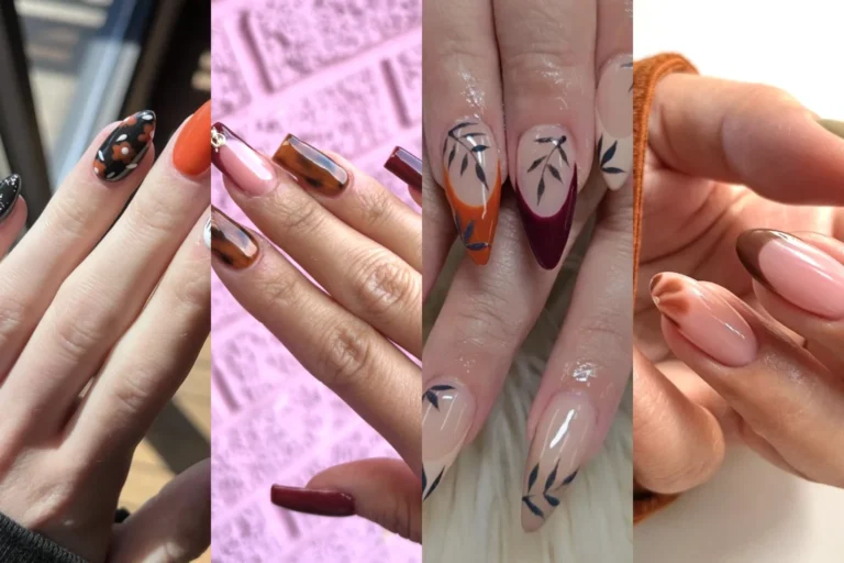 Creative Fall Gel Nails Ideas - Featured